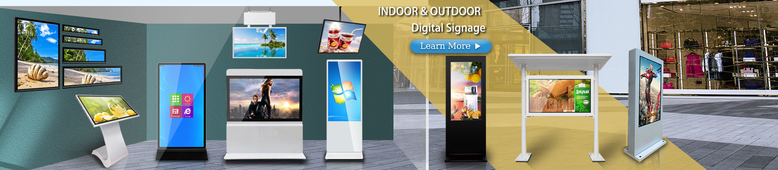 옥외 LCD 디지털 방식으로 Signage