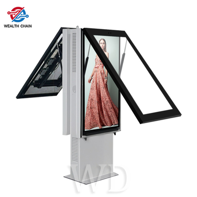 높은 밝은 두배 야외 LCD 키오스크 풀 컬러 쿠스토미레이션 바닥 스탠드