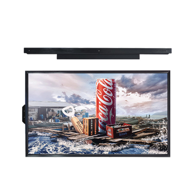 43 55 사이즈의 유리 윈도우 반옥외 직면 광고 솔루션에서 LCD